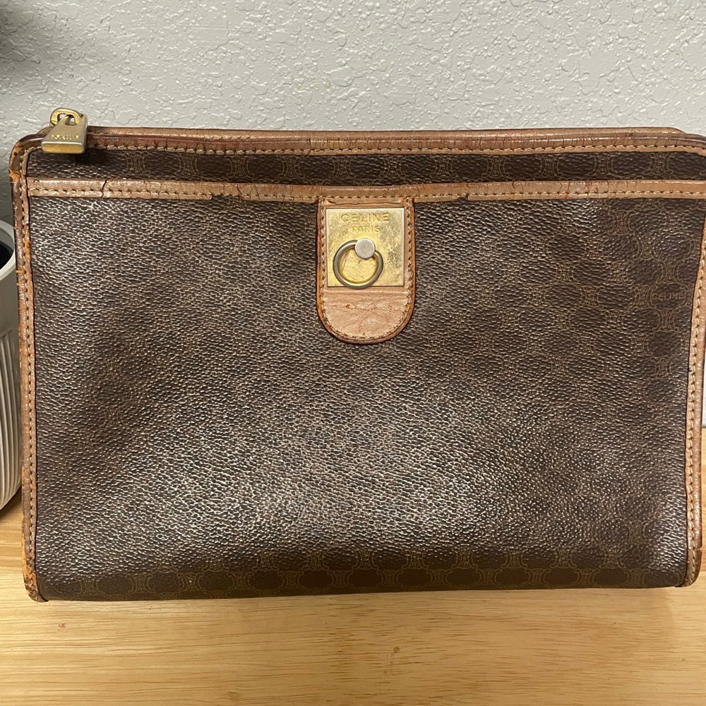 Celine cosmetic bag / pouch